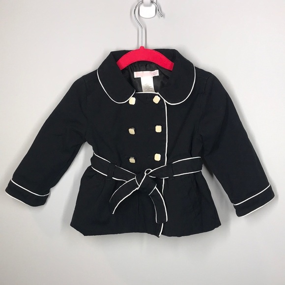 Janie and Jack Other - JANIE AND JACK Belted Navy Blue Jacket Coat Baby Infant 12 to 18 Months